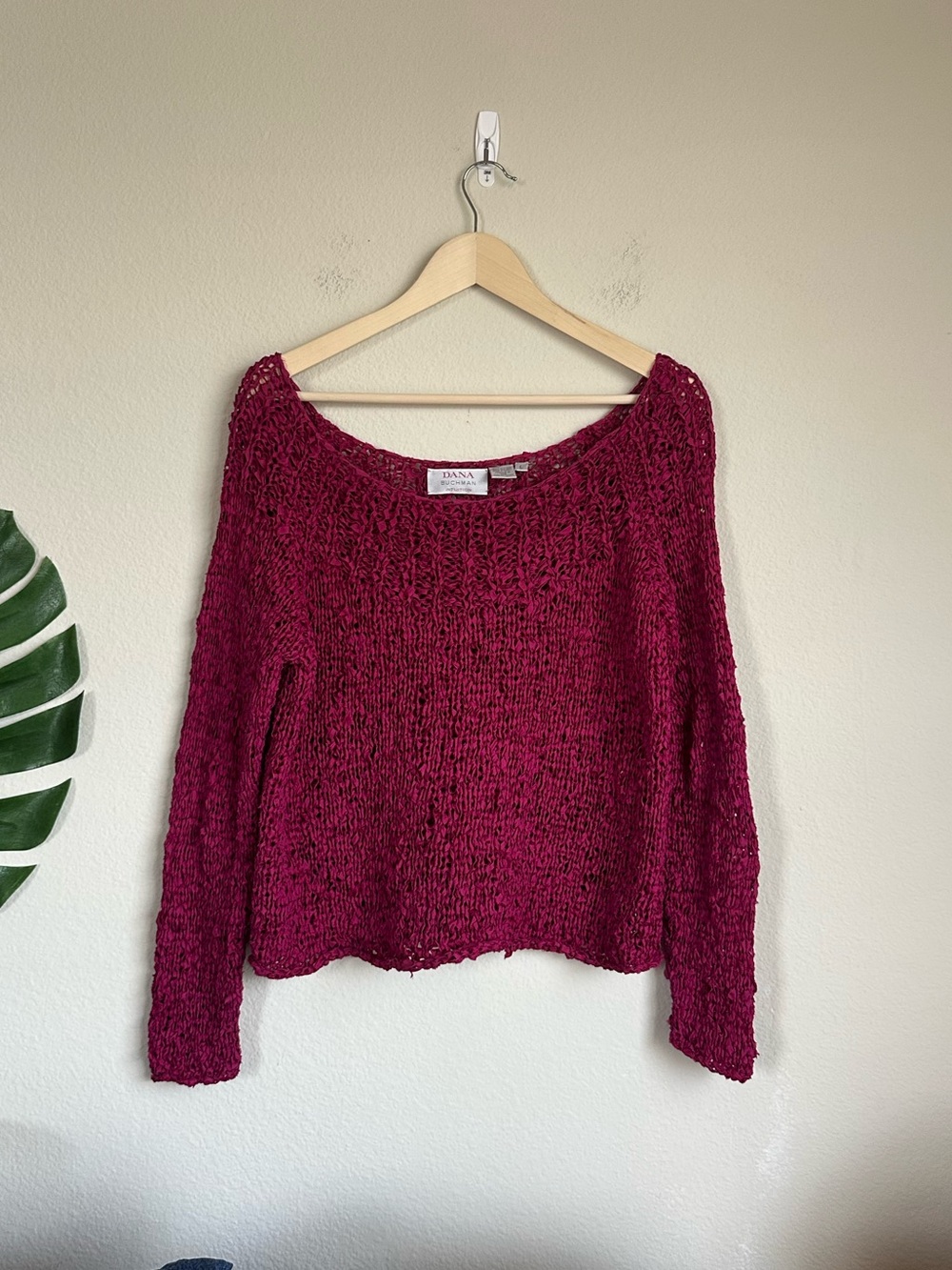 Vintage Dana Buchman Intuition Silk Knit Sweater Top